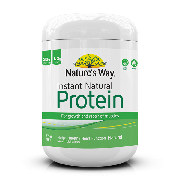 Nature's Way Instant Natural Protein Natural 375g Vitamins For All