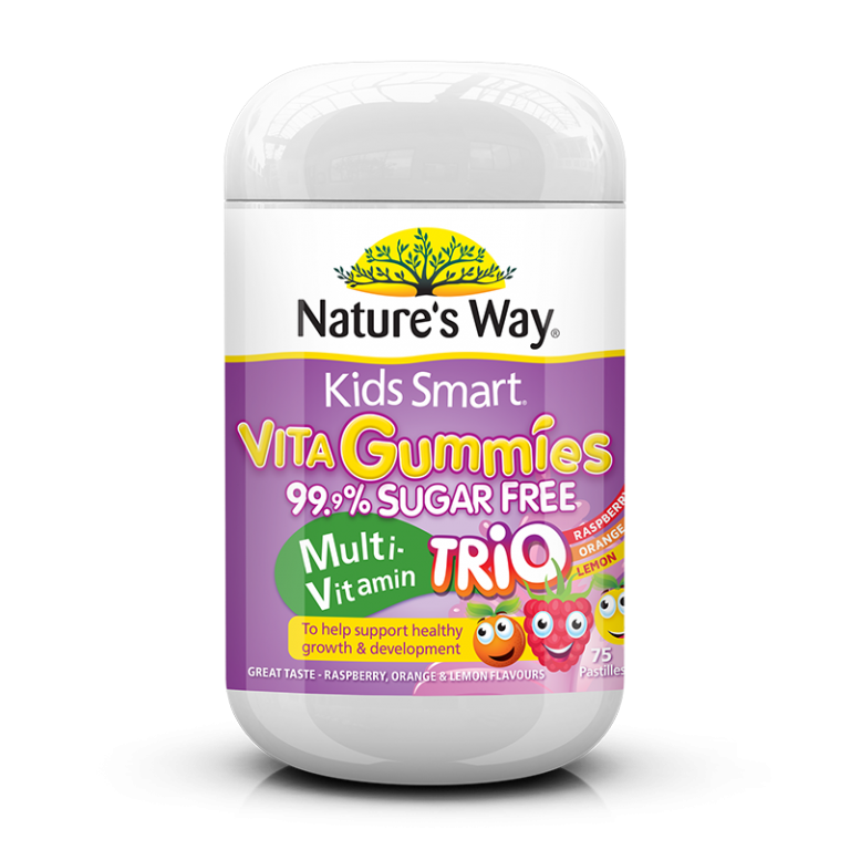 Nature's Way Kids Smart Vita Gummies Sugar Free Multi Trios 75s
